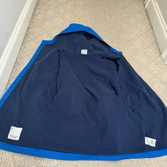 Columbia Jacket Coat Omni Tech Hood Fleece Lined Size XL Blue